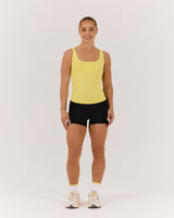 ATHLEISURE TANK - LEMON