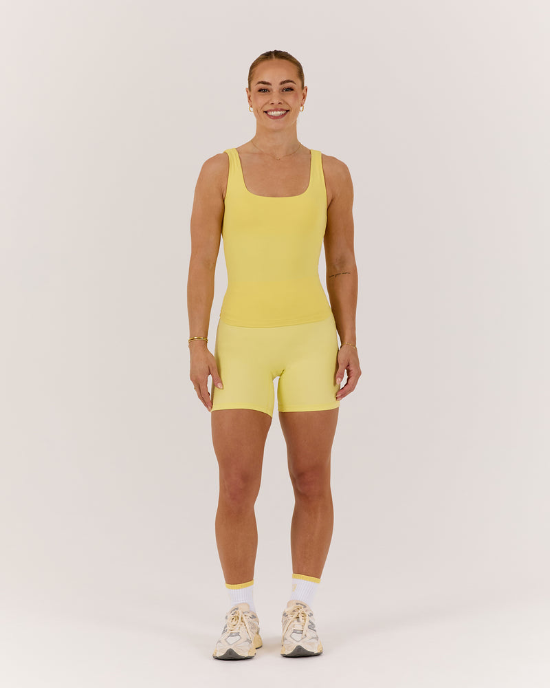 ATHLEISURE TANK - LEMON