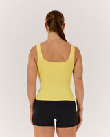 ATHLEISURE TANK - LEMON