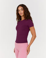 ATHLEISURE TOP - BEET