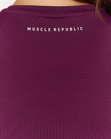 ATHLEISURE TOP - BEET