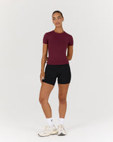 ATHLEISURE TOP - BERRY