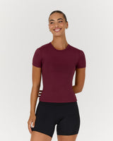 ATHLEISURE TOP - BERRY