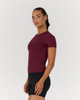 ATHLEISURE TOP - BERRY