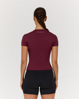 ATHLEISURE TOP - BERRY