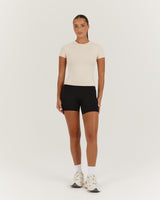 ATHLEISURE TOP - CREME