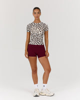 ATHLEISURE TOP - FIERCE LEOPARD