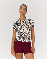 ATHLEISURE TOP - FIERCE LEOPARD