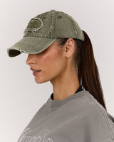 ATHLETICS DENIM CAP - SAGE DENIM