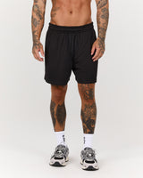 BASKETBALL SHORTS 5" - BLACK