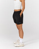 BASKETBALL SHORTS 5" - BLACK