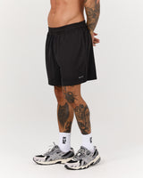 BASKETBALL SHORTS 5" - BLACK