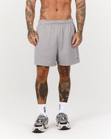 BASKETBALL SHORTS 5" - GUN METAL