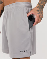 BASKETBALL SHORTS 5" - GUN METAL