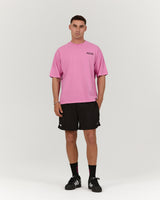 BASKETBALL SHORTS 5" - BLACK REP THE RIBBON