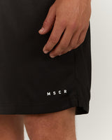 BASKETBALL SHORTS 5" - BLACK REP THE RIBBON