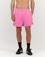 BASKETBALL SHORTS 5" - PINK TOPAZ REP THE RIBBON