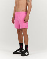 BASKETBALL SHORTS 5" - PINK TOPAZ REP THE RIBBON