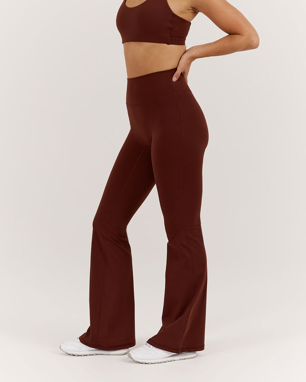 LUXE BELLA FLARES - CHOCOLATE