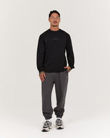 CLASSIC LONG SLEEVE TEE - BLACK BLOCKPRINT