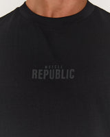 CLASSIC LONG SLEEVE TEE - BLACK BLOCKPRINT