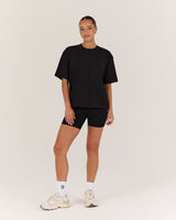 BOXY TEE - BLACK
