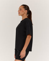 BOXY TEE - BLACK