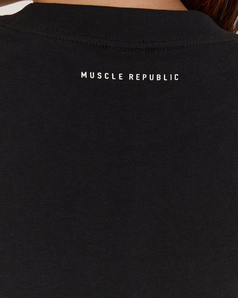 BOXY TEE - BLACK