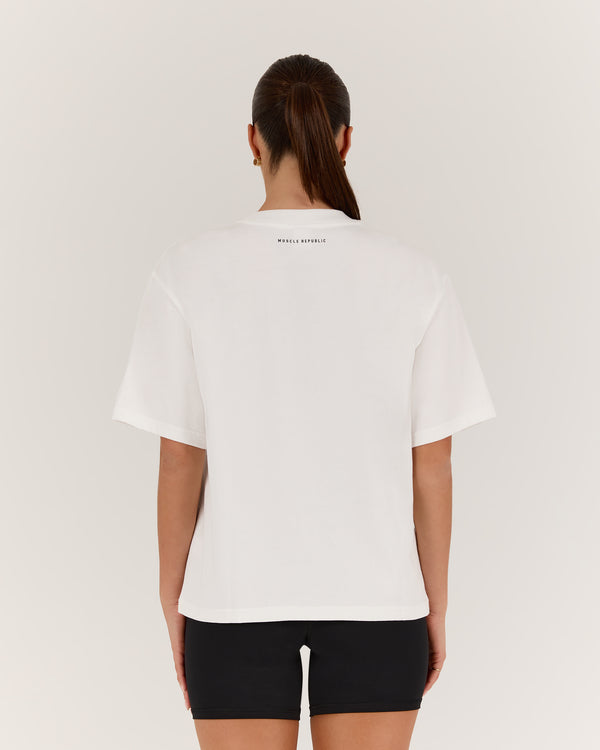 BOXY TEE - OFF WHITE