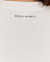 BOXY TEE - OFF WHITE