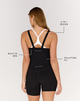 LUXE DARIA TOP - BLACK WHITE