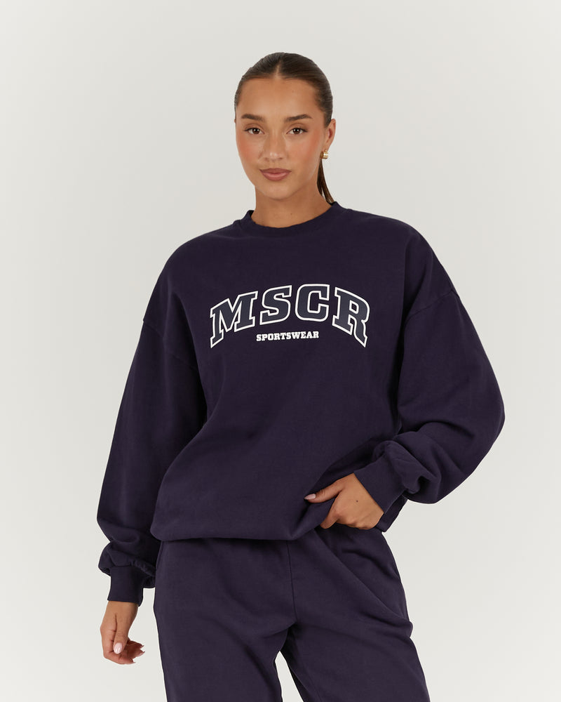 CAMPUS CREW JUMPER - MIDNIGHT