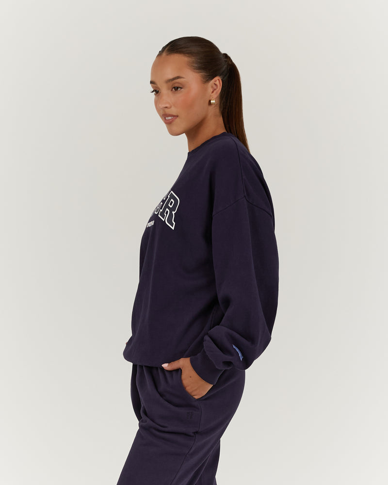 CAMPUS CREW JUMPER - MIDNIGHT