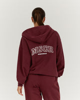 CAMPUS ZIP UP HOODIE - PORT