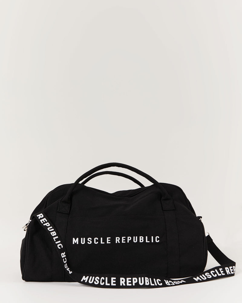 CANVAS DUFFLE - BLACK