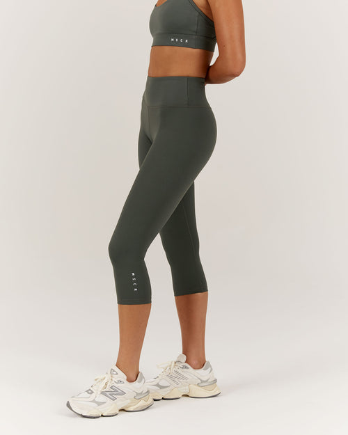 INSPIRE LEGGINGS 3/4 - FERN