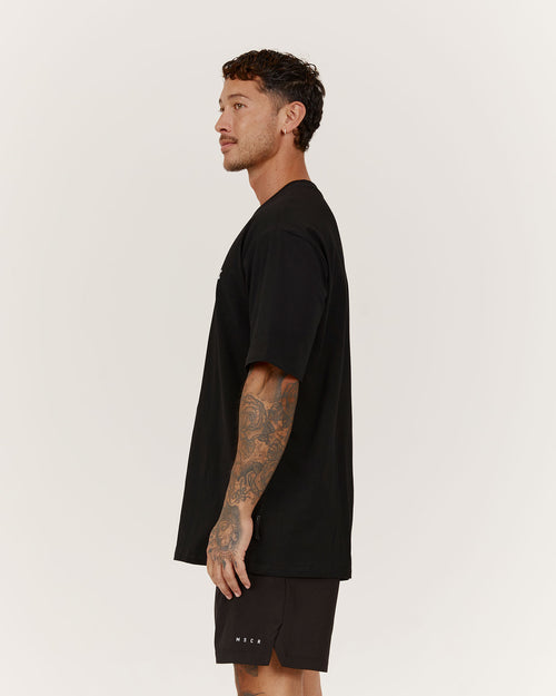 CLASSIC TONAL TEE V2 - BLACK