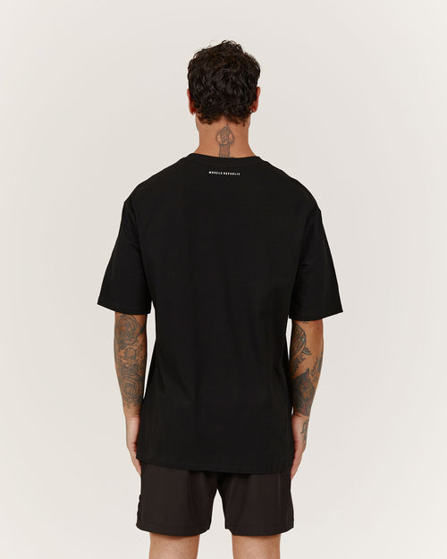 CLASSIC TONAL TEE V2 - BLACK