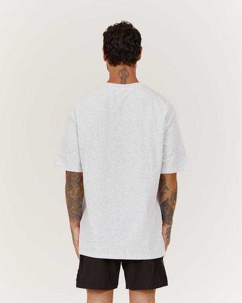 CLASSIC TONAL TEE V2 - SNOW GREY