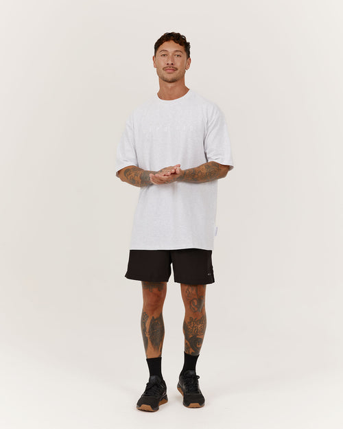 CLASSIC TONAL TEE V2 - SNOW GREY