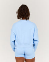 CLASSIC BOXY CREW JUMPER - AURA