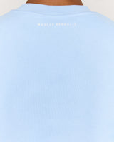 CLASSIC BOXY CREW JUMPER - AURA