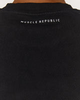 CLASSIC BOXY CREW JUMPER - BLACK