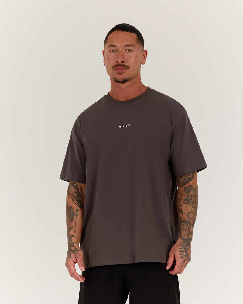 CLASSIC ICON TEE - CHAR