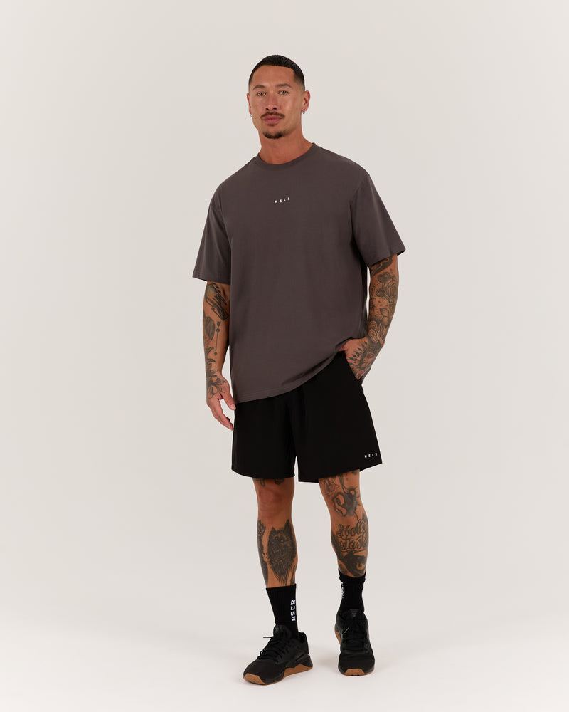 CLASSIC ICON TEE - CHAR