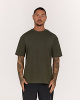 MENS CLASSIC TEE - COMBAT GREEN ICON