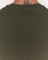 MENS CLASSIC TEE - COMBAT GREEN ICON