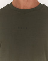 MENS CLASSIC TEE - COMBAT GREEN ICON