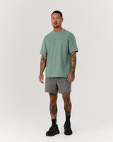 CLASSIC TEE - TARRAGON ICON