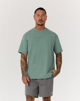 CLASSIC TEE - TARRAGON ICON